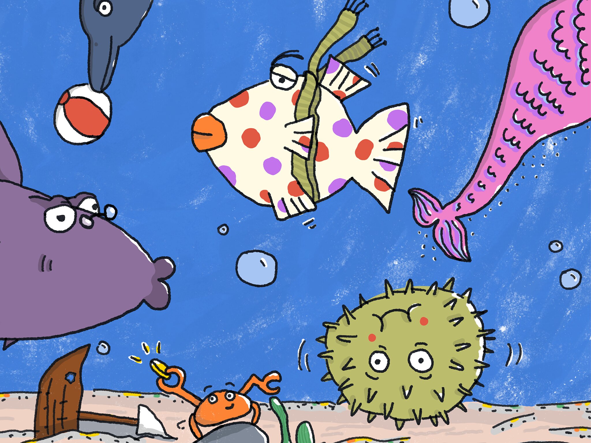 Fish on the move.