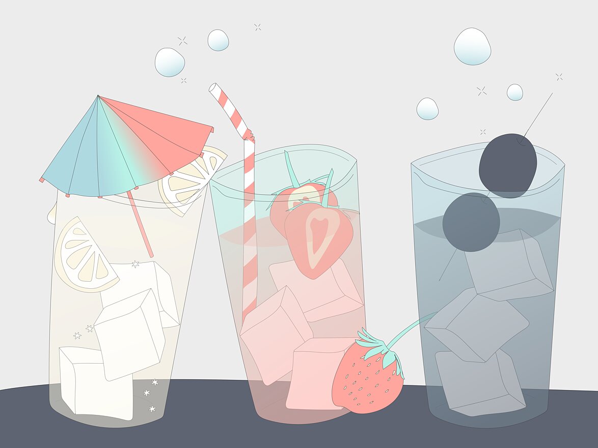 Sodas illustration
